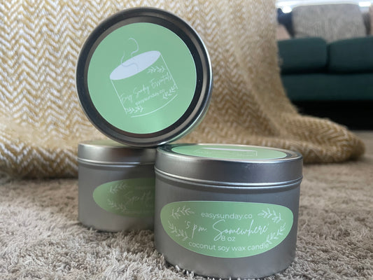 '5 p.m. Somewhere' 8oz coconut soy candle